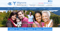 Desktop Screenshot of mignoneeyedoctorwestchester.com